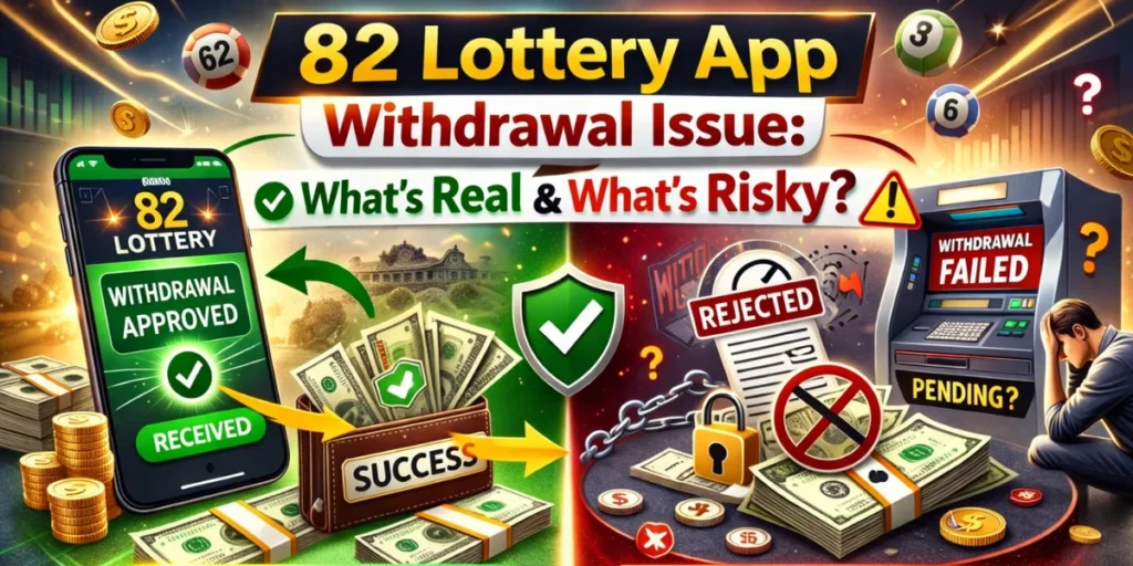 82 Lottery App Withdrawal Issue